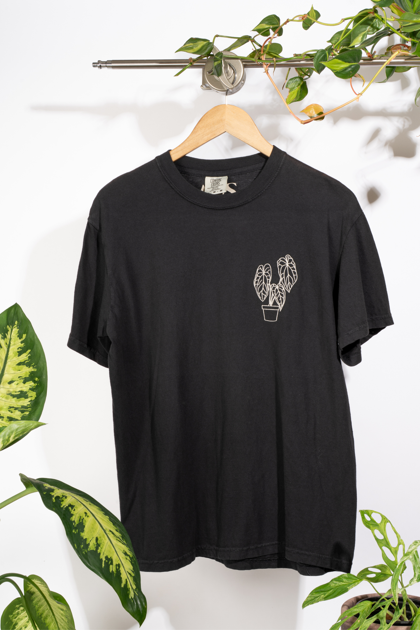 anthurium crystallinum short sleeve t-shirt