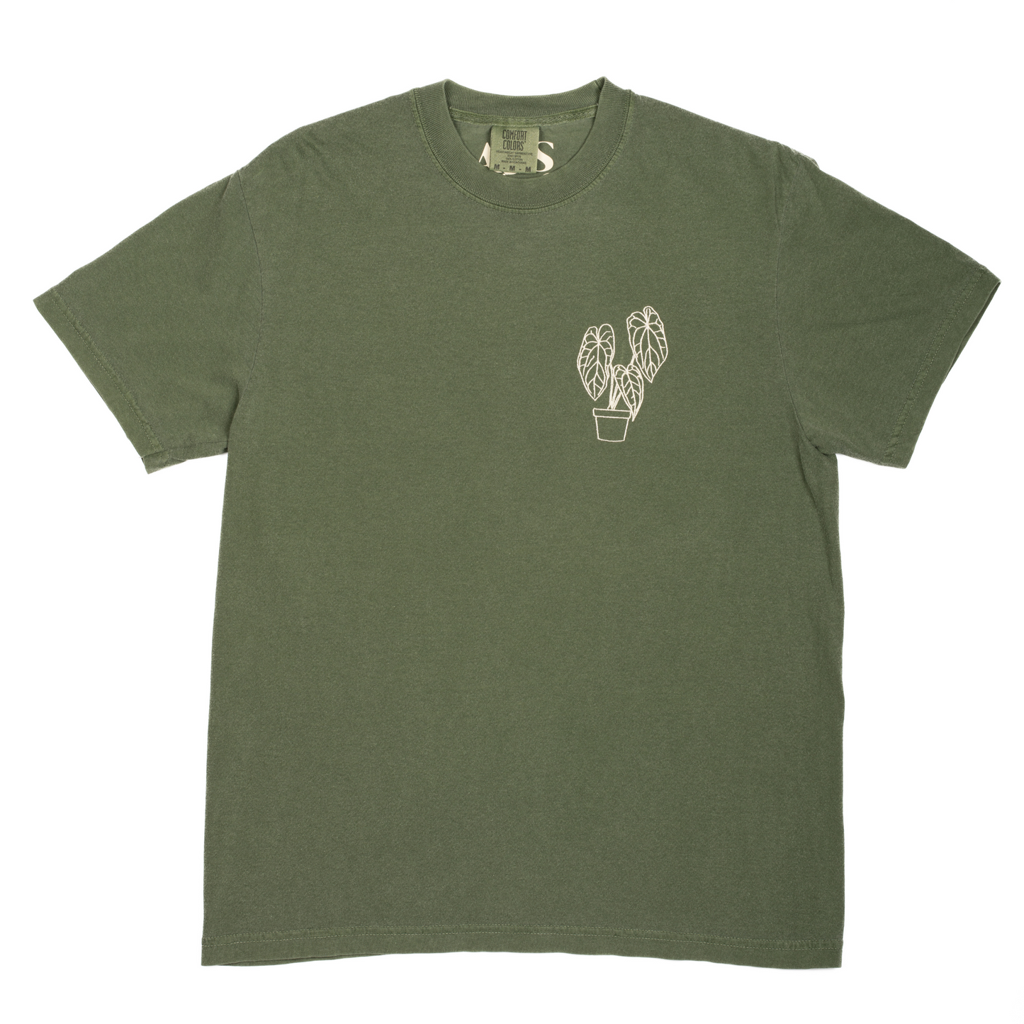 anthurium crystallinum short sleeve t-shirt