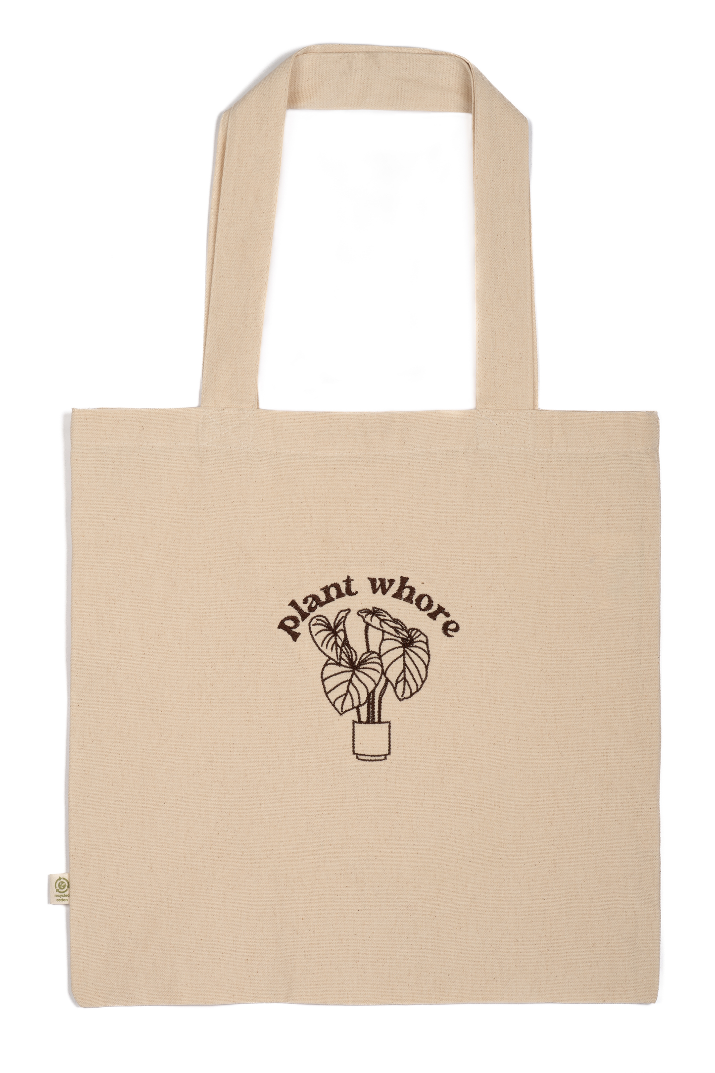 philodendron plant whore totebag