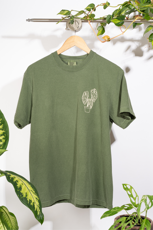 anthurium crystallinum short sleeve t-shirt