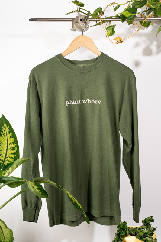 plant whore long sleeve t-shirt
