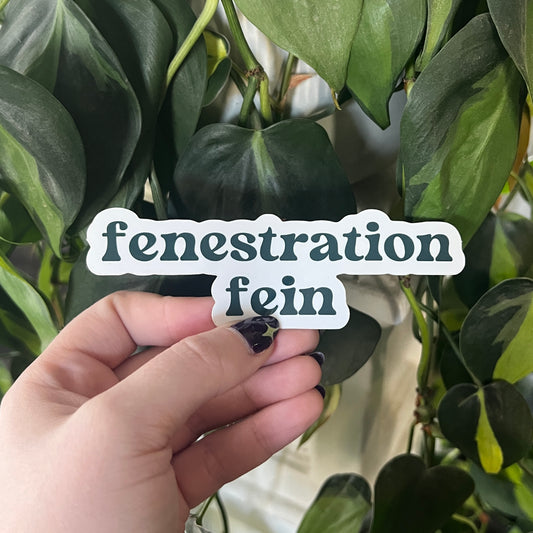 fenestration fein sticker