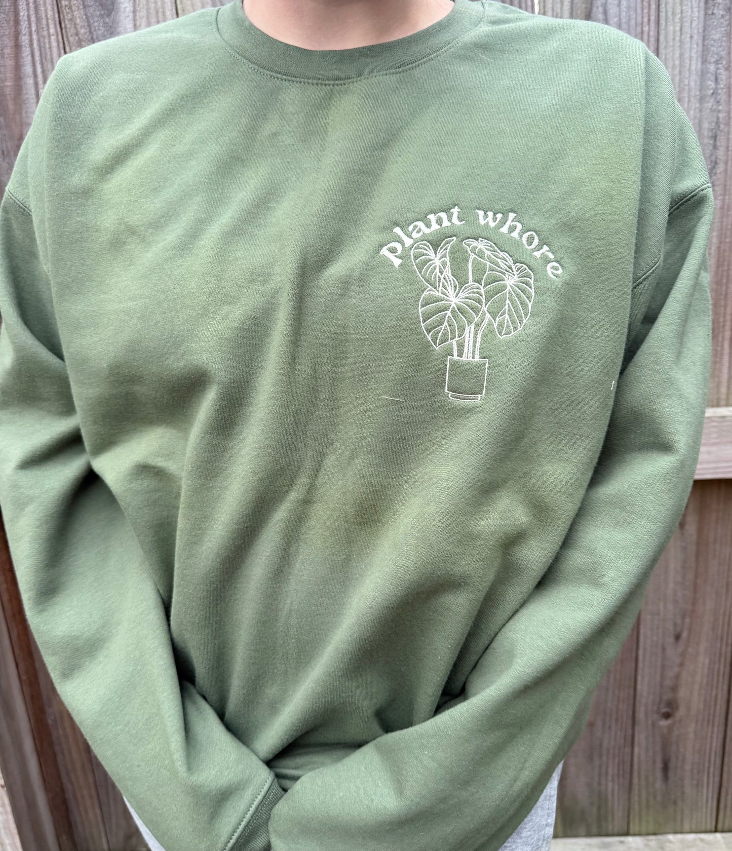 plant whore crewneck