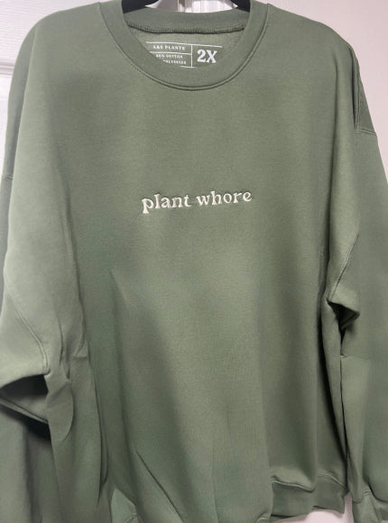 plant whore crewneck