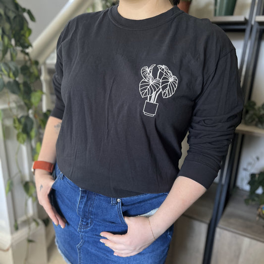 philodendron gloriosum long sleeve t-shirt